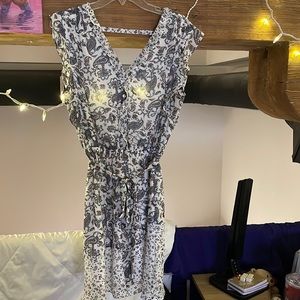 DR2 white patterned dress (great for a wedding or graduation )